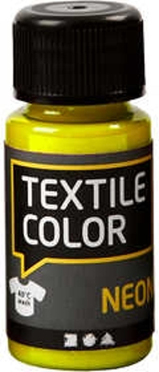 Textile Color, neon geel, 50ml [HOB-342120]